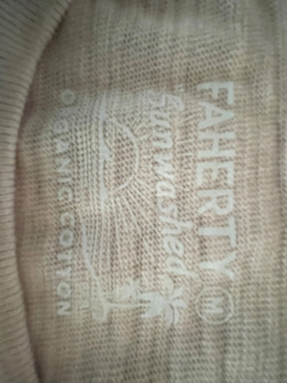Faherty slub cotton tank top - Picture 3 of 4
